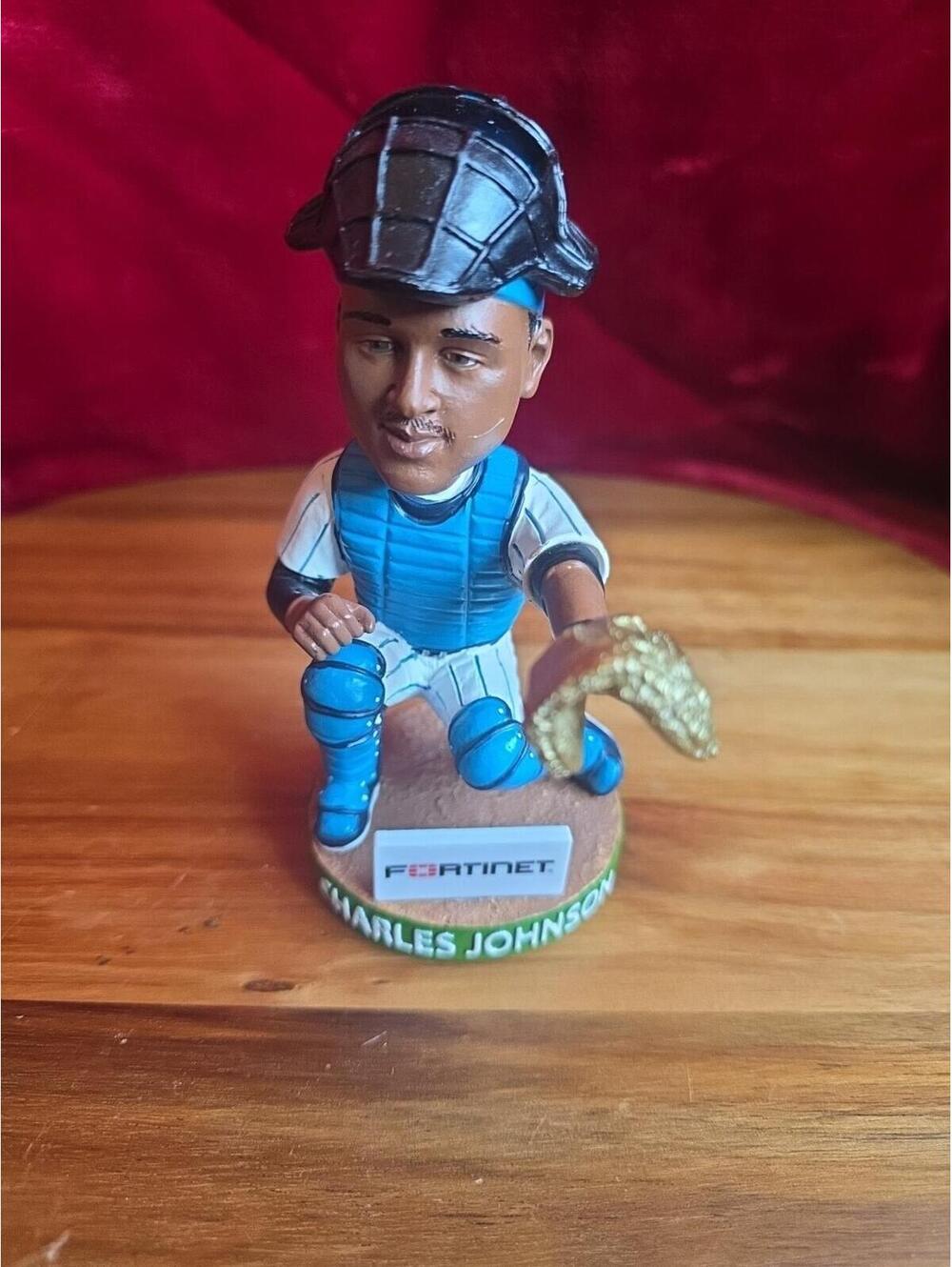 Portland Sea Dogs Florida Marlins Catcher Charles Johnson SGA Bobblehead /1000